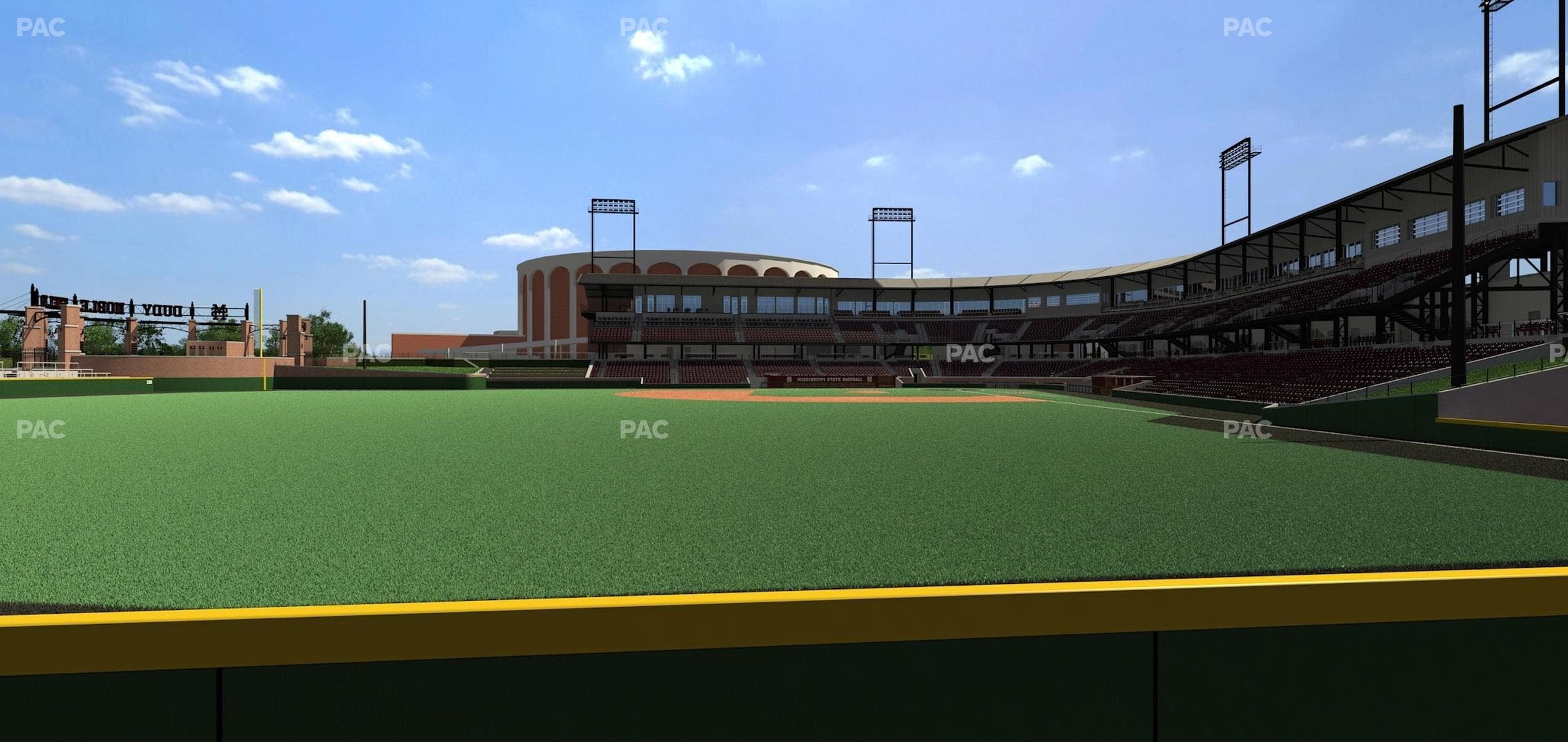 Dudy Noble Field - Section Left Field Lounge 9 Seat View