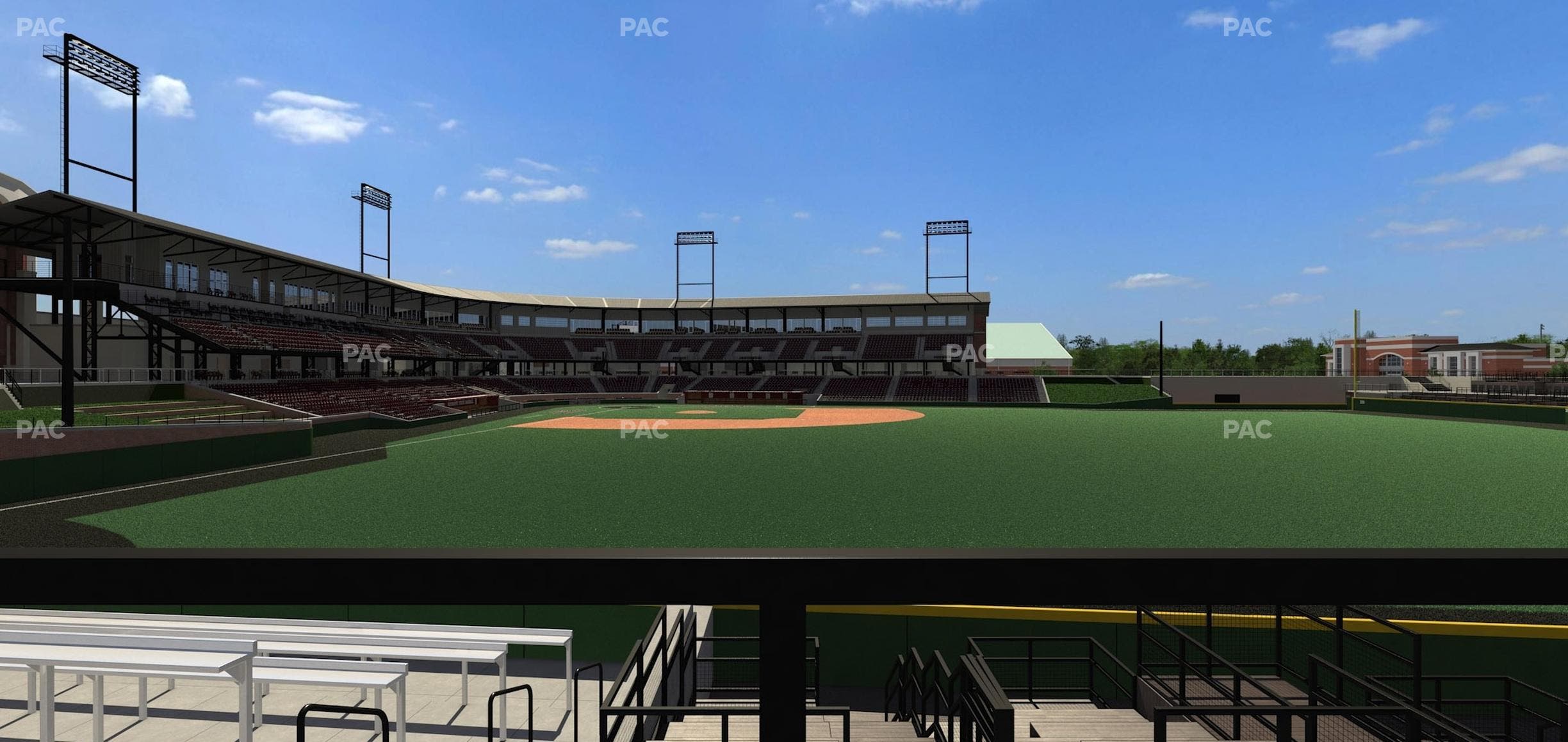 Dudy Noble Field - Section Left Field Lounge 96 Seat View