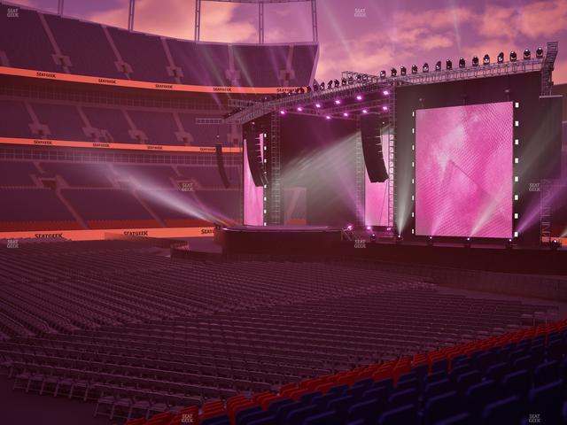 Official view from Section 105 at Empower Field at Mile High