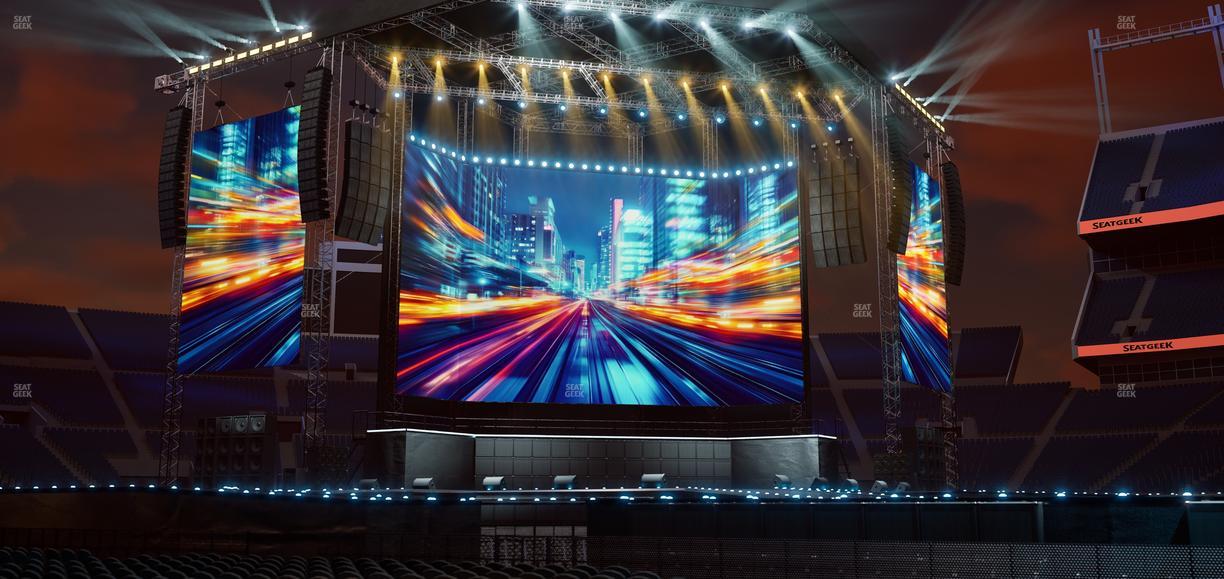 Empower Field at Mile High - Section Floor P Seat View