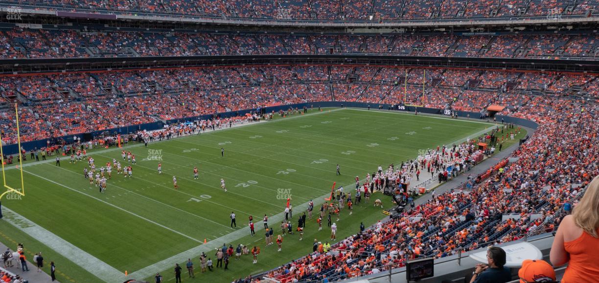 Empower Field at Mile High - Section United Club Premium Row Seat View