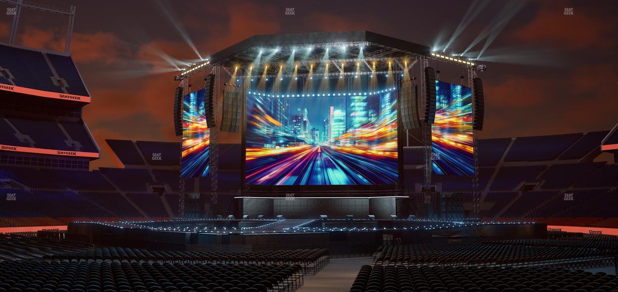 Empower Field at Mile High - Section Vip Table 3 Seat View