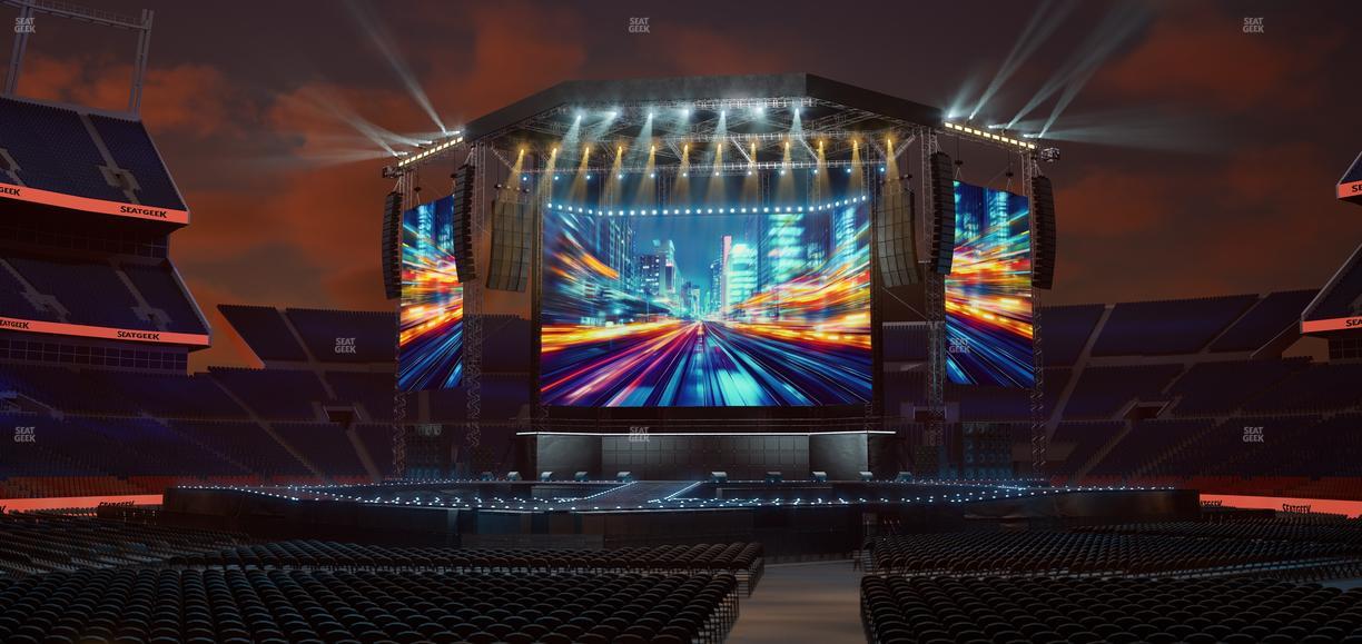 Empower Field at Mile High - Section Vip Table 4 Seat View