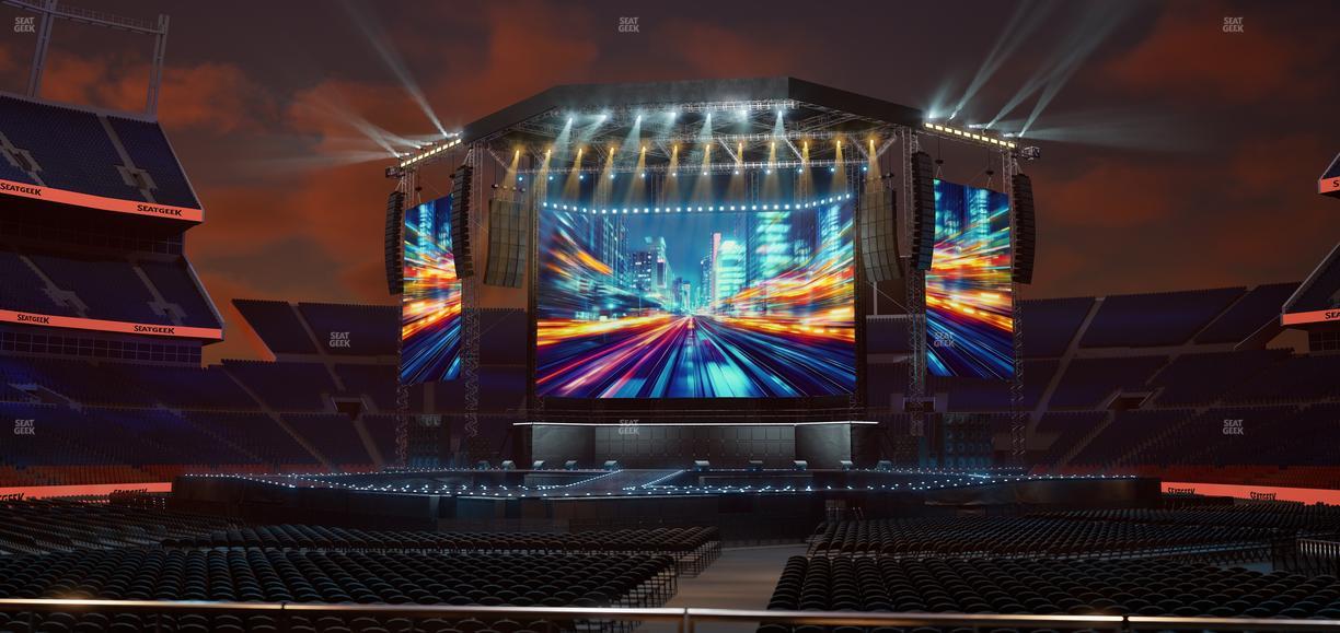 Empower Field at Mile High - Section Vip Table 5 Seat View