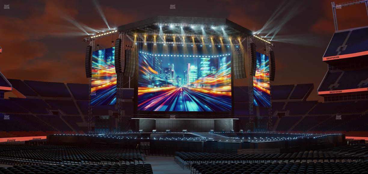 Empower Field at Mile High - Section Vip Table 6 Seat View