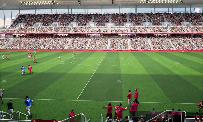 Energizer Park - Section Loge 14 Seat View