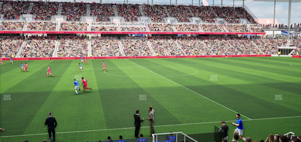 Energizer Park - Section Moneta Pitch Club 132 Seat View