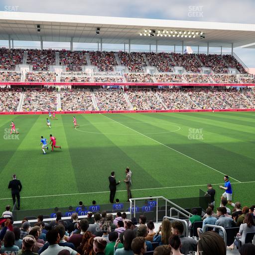 Energizer Park - Section Moneta Pitch Club 132 Seat View