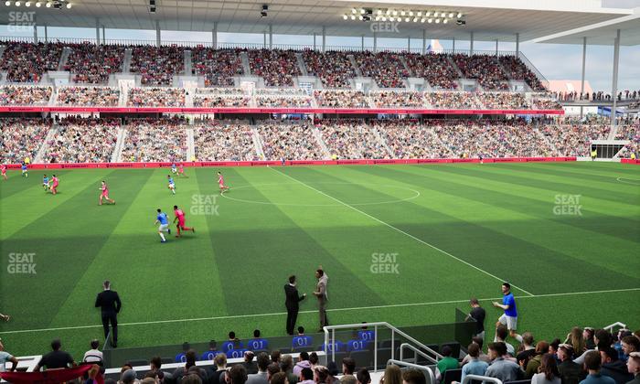 Energizer Park - Section Moneta Pitch Club 132 Seat View