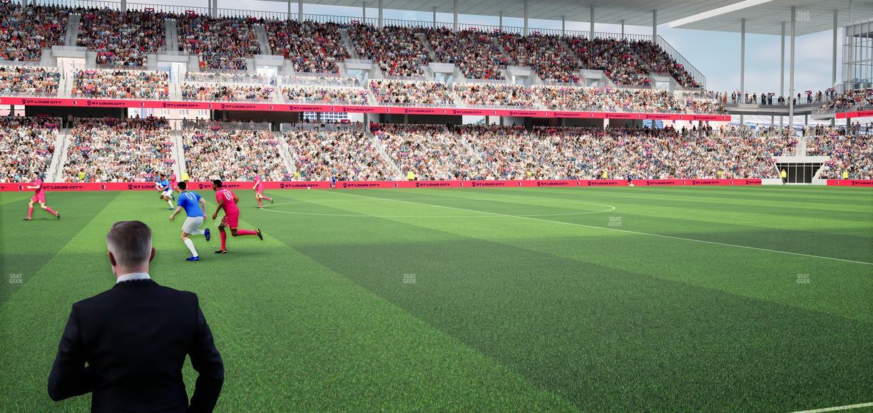 Energizer Park - Section Moneta Pitch Club 132 Seat View