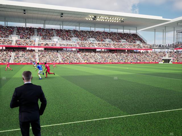 Energizer Park - Section Moneta Pitch Club 132 Seat View