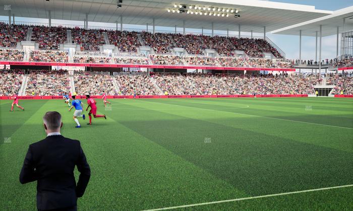 Energizer Park - Section Moneta Pitch Club 132 Seat View