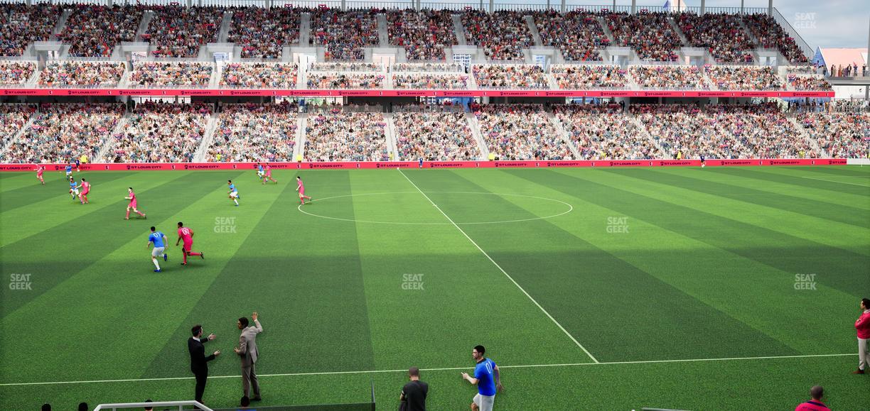 Energizer Park - Section Moneta Pitch Club 133 Seat View