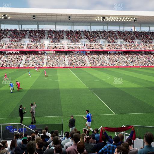 Energizer Park - Section Moneta Pitch Club 133 Seat View