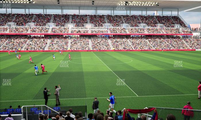 Energizer Park - Section Moneta Pitch Club 133 Seat View