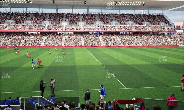 Energizer Park - Section Moneta Pitch Club 133 Seat View