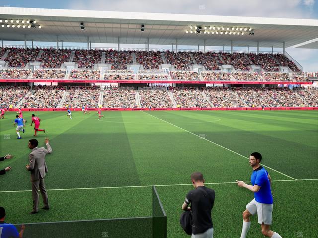 Energizer Park - Section Moneta Pitch Club 133 Seat View