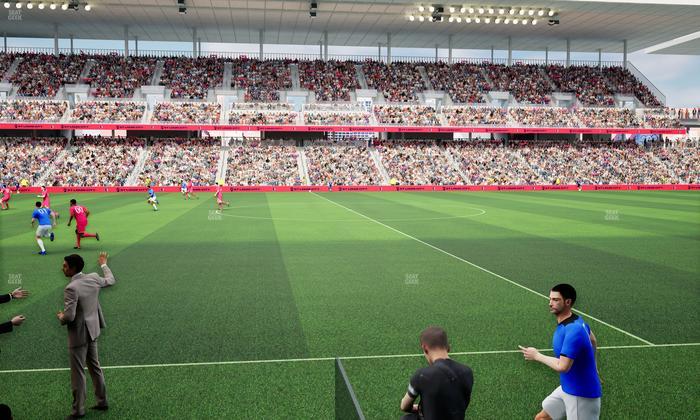 Energizer Park - Section Moneta Pitch Club 133 Seat View