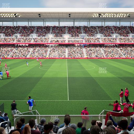 Energizer Park - Section Moneta Pitch Club 134 Seat View