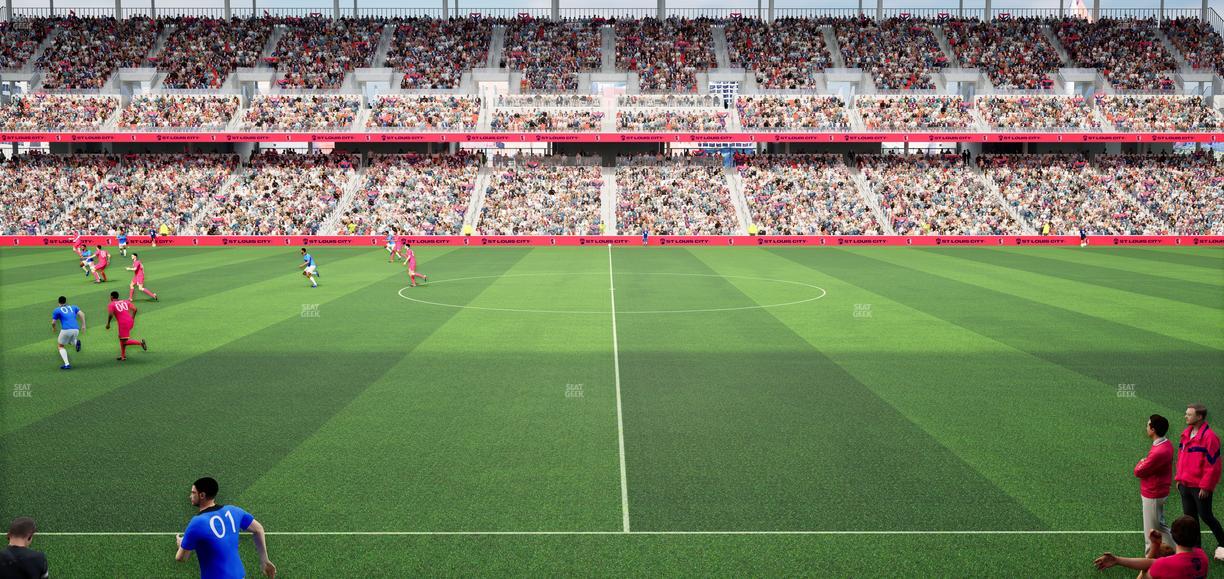 Energizer Park - Section Moneta Pitch Club 134 Seat View