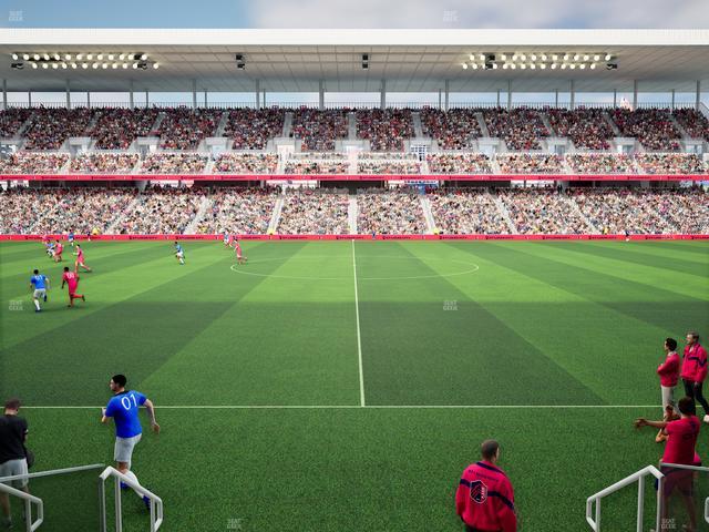 Energizer Park - Section Moneta Pitch Club 134 Seat View