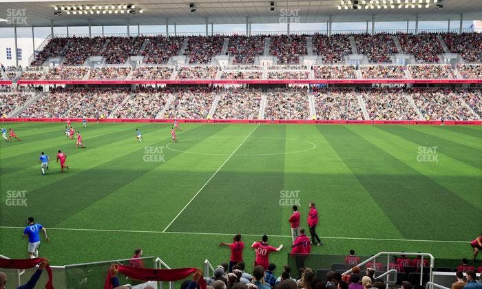 Energizer Park - Section Moneta Pitch Club 135 Seat View