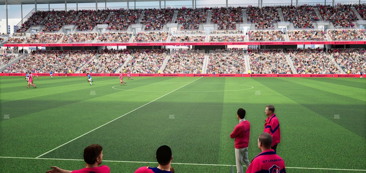 Energizer Park - Section Moneta Pitch Club 135 Seat View