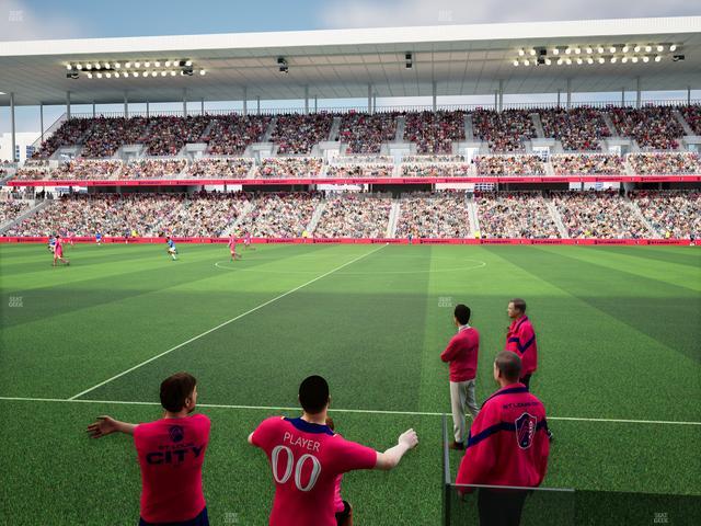 Energizer Park - Section Moneta Pitch Club 135 Seat View