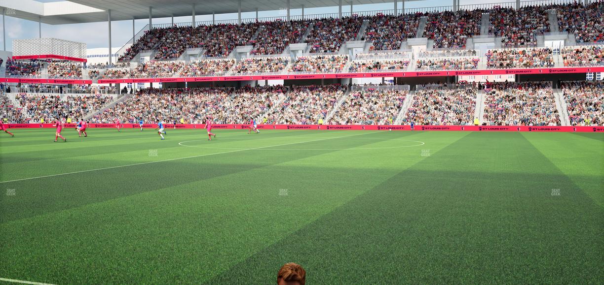 Energizer Park - Section Moneta Pitch Club 136 Seat View