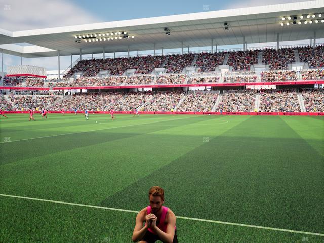 Energizer Park - Section Moneta Pitch Club 136 Seat View