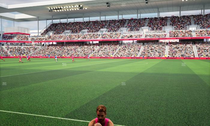 Energizer Park - Section Moneta Pitch Club 136 Seat View