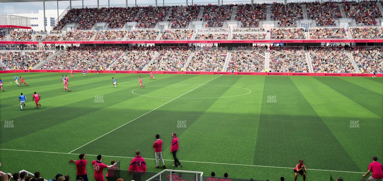 Energizer Park - Section Moneta Pitch Club 136 Seat View