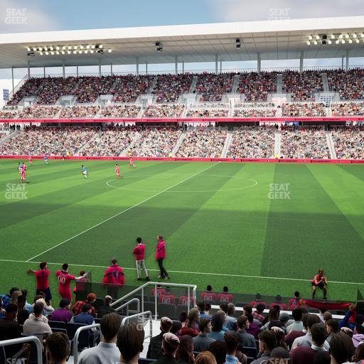 Energizer Park - Section Moneta Pitch Club 136 Seat View