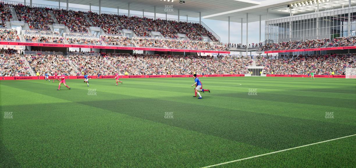 Energizer Park - Section Pitch Box 1 Seat View