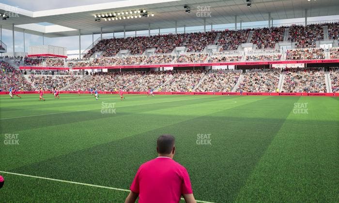 Energizer Park - Section Pitch Box 5 Seat View