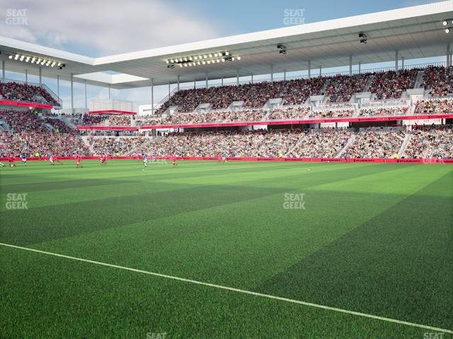Energizer Park - Section Pitch Box 7 Seat View