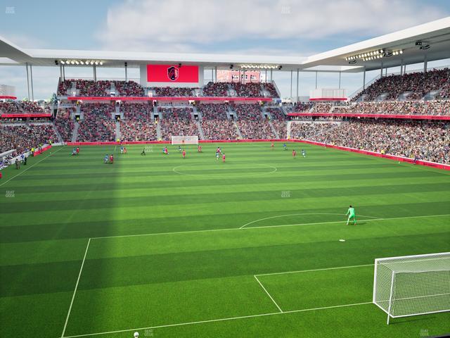 Energizer Park - Section Ultra Club 245 Seat View