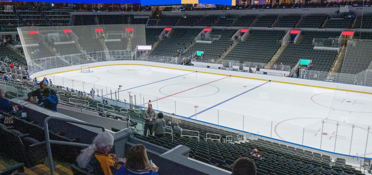 Enterprise Center - Section 114 Rinkside Club Seat View