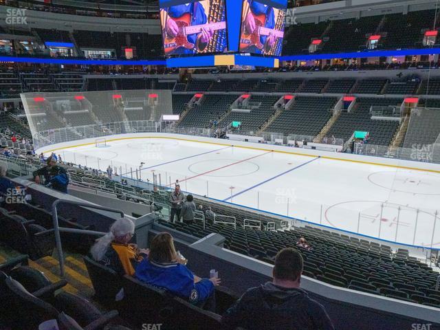 Enterprise Center - Section 114 Rinkside Club Seat View