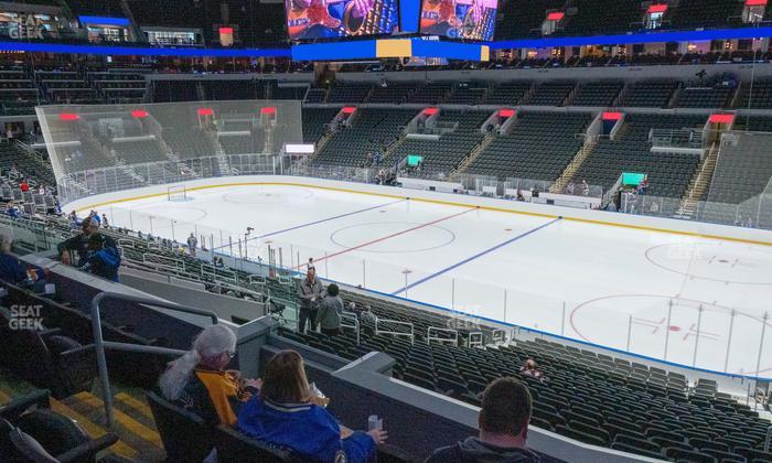 Enterprise Center - Section 114 Rinkside Club Seat View
