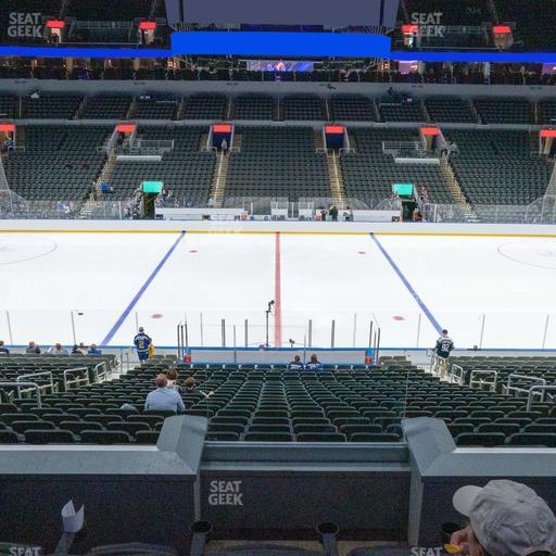 Enterprise Center - Section 116 Rinkside Club Seat View