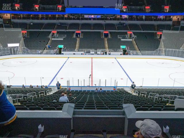 Enterprise Center - Section 116 Rinkside Club Seat View