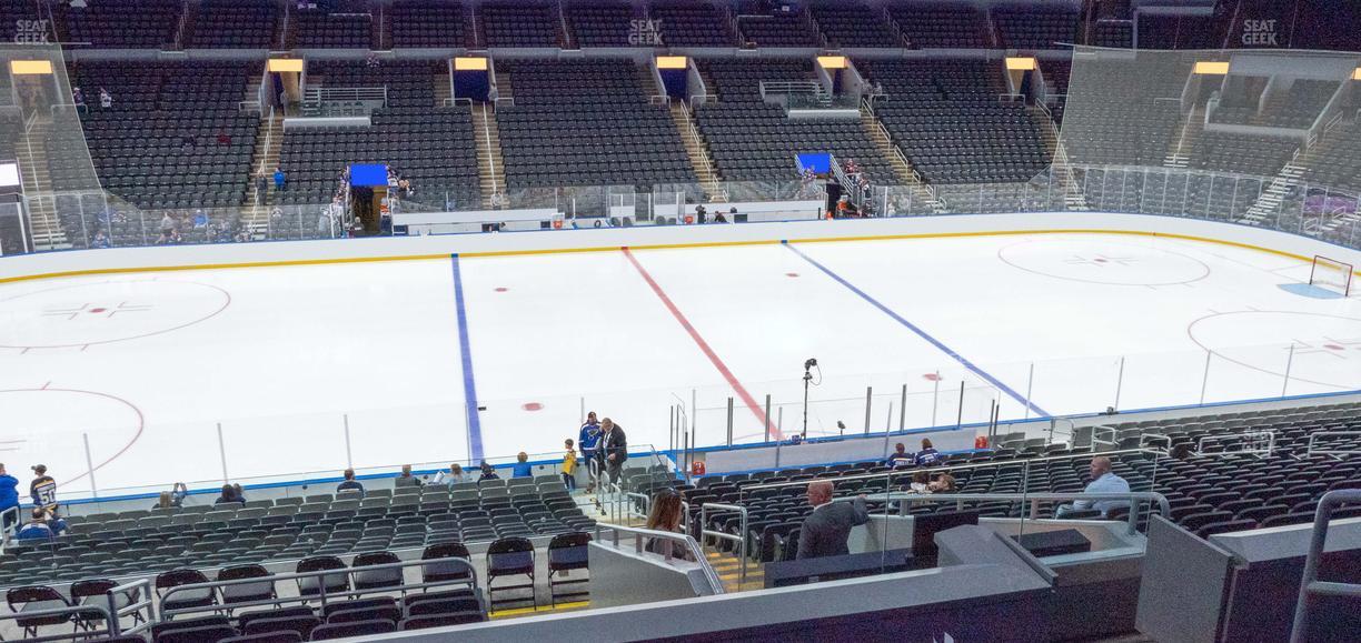 Enterprise Center - Section 117 Rinkside Club Seat View