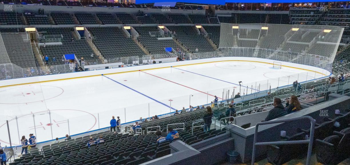 Enterprise Center - Section 118 Rinkside Club Seat View