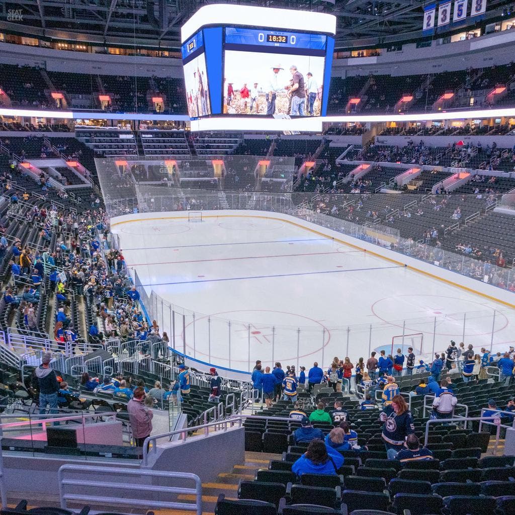 Enterprise Center - Section 124 Seat View