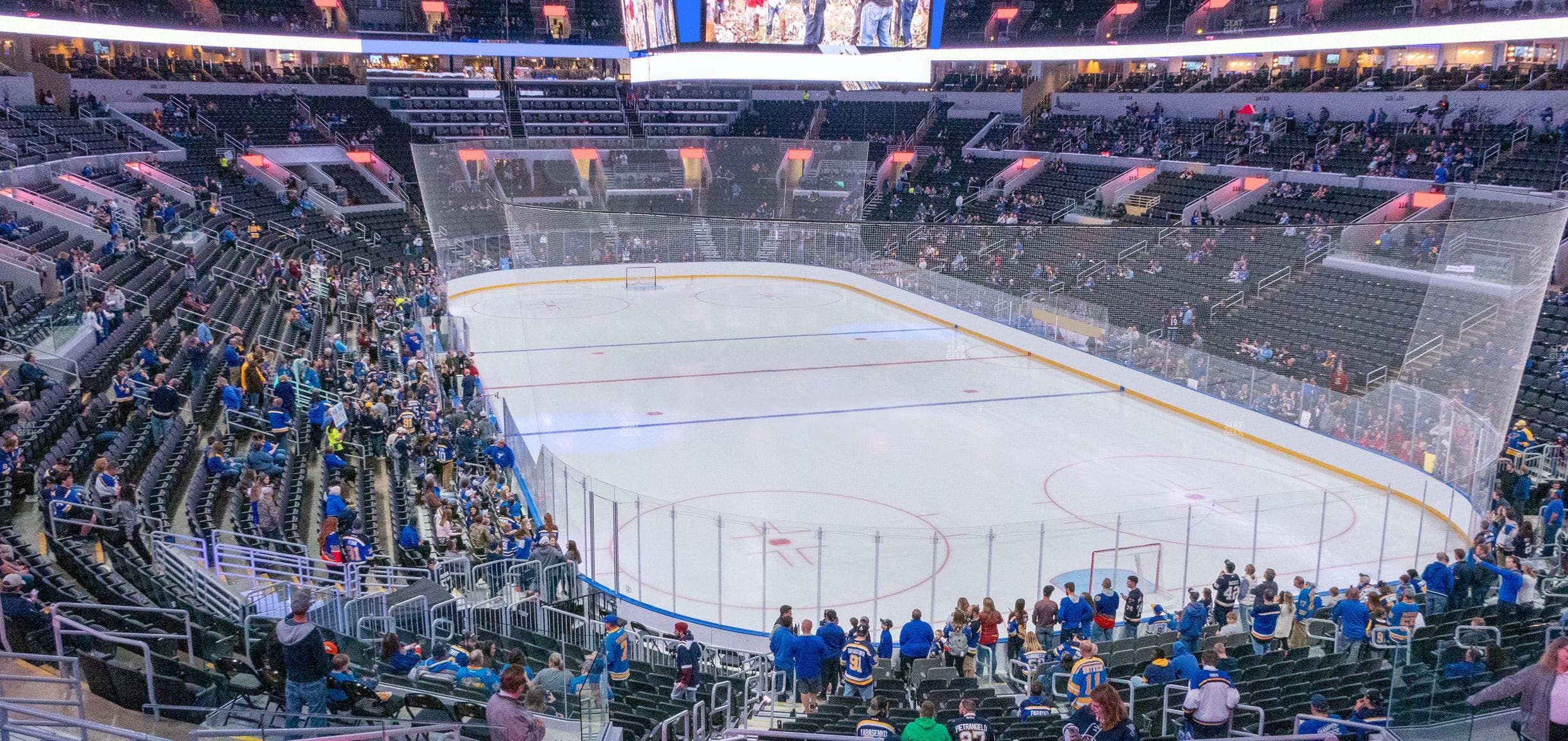 Enterprise Center - Section 124 Seat View