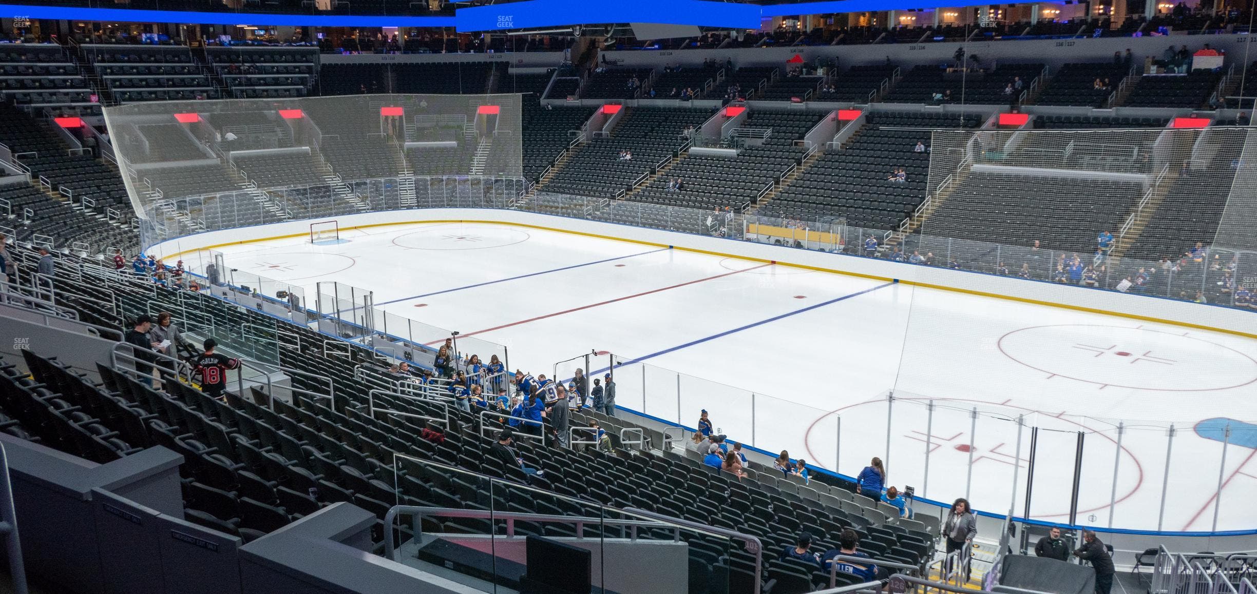 Enterprise Center - Section 126 Club Seat View