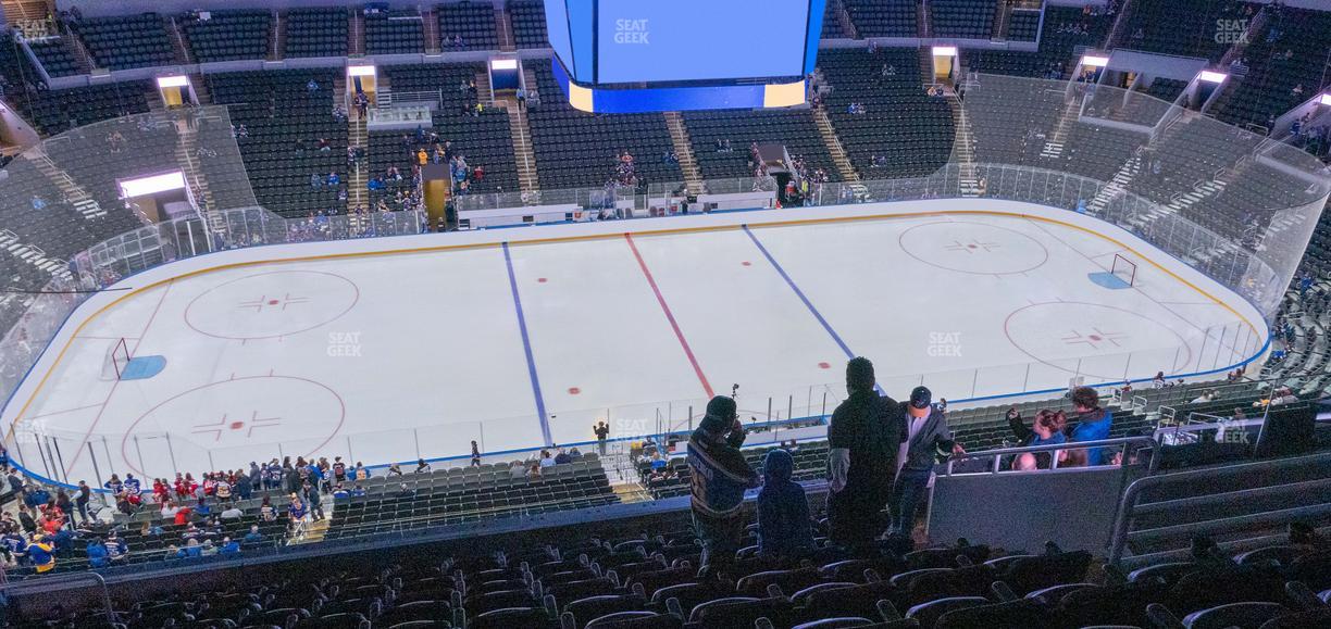 Enterprise Center - Section 321 Seat View