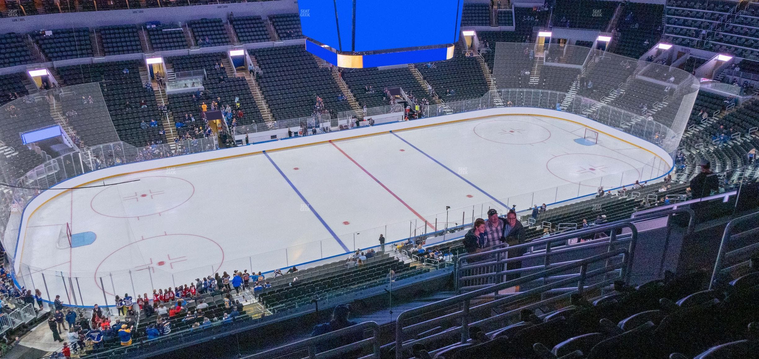 Enterprise Center - Section 322 Seat View