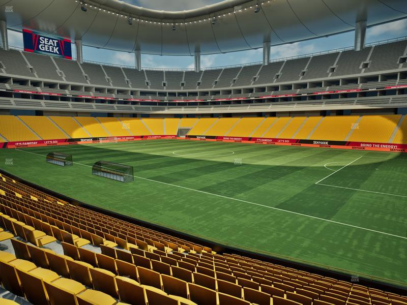 Category 1 seat view at Estadio Akron